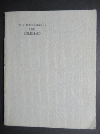Item #23399 THE DRESSMAKER AND MILKMAID. H. D. C. Pepler