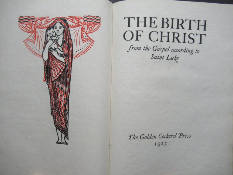 Item #23413 THE BIRTH OF CHRIST from the Gospel according to Saint Luke.