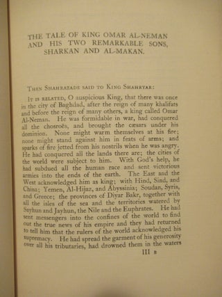 THE BOOK OF THE THOUSAND NIGHTS AND ONE NIGHT: Rendered from the literal and complete version of Dr. J. C. Mardrus: and collated with other sources.