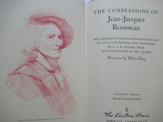 THE CONFESSIONS OF JEAN-JACQUES ROUSSEAU.