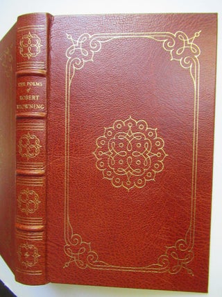 Item #23527 THE POEMS OF ROBERT BROWNING. Robert Browning