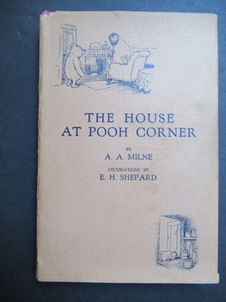 Item #23553 THE HOUSE AT POOH CORNER. A. A. Milne
