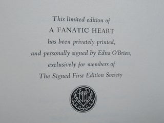 A FANATIC HEART, Selected Stories of Edna O'Brien.