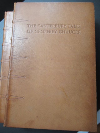 Item #23651 THE CANTERBURY TALES OF GEOFFREY CHAUCER, Together With A Version In Modern English...