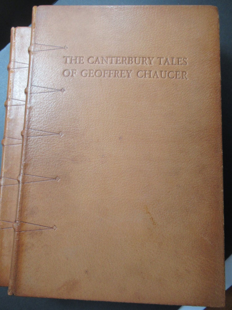 Item #23651 THE CANTERBURY TALES OF GEOFFREY CHAUCER, Together With A Version In Modern English Verse by William Van Wyck. Geoffrey Chaucer.
