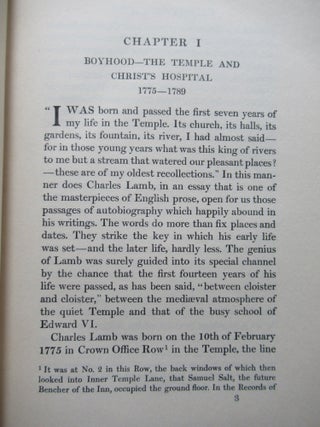 THE LIFE AND WORKS OF CHARLES LAMB.