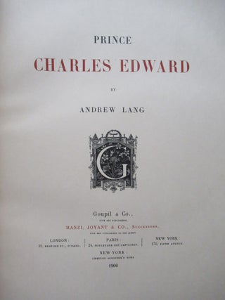 PRINCE CHARLES EDWARD.