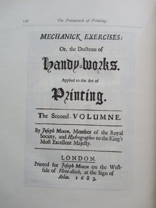 THE PENTATEUCH OF PRINTING, WITH A CHAPTER ON JUDGES: