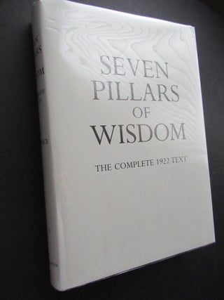 Item #23785 SEVEN PILLARS OF WISDOM, A TRIUMPH (Volume 1 only), The Complete 1922 Text. T. E....
