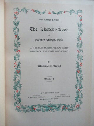 THE SKETCH-BOOK OF GEOFFREY CRAYON, GENT.