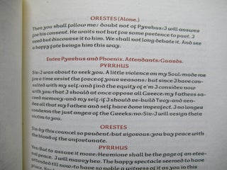 ANDROMACHE: A TRAGEDY.