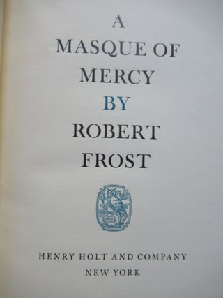 A MASQUE OF MERCY.