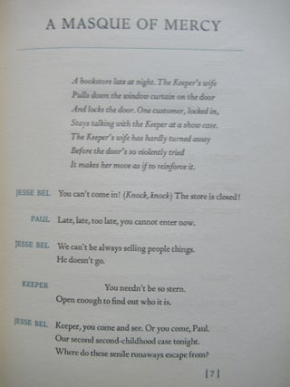 A MASQUE OF MERCY.