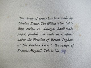 SELECTED POEMS OF COLERIDGE.