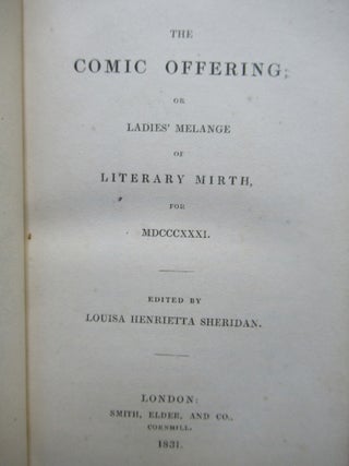 THE COMIC OFFERING; OR LADIES' MELANGE OF LITERARY MIRTH.