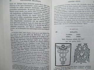 BIBLIOGRAPHIE HELLENIQUE OU DESCRIPTION RAISONNEE DES OUVRAGES PUBLIES EN GREC PAR DES GRECS AUX XVe ET XVIe SIECLES.