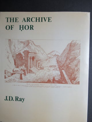 Item #23969 THE ARCHIVE OF HOR:. J. D. Ray