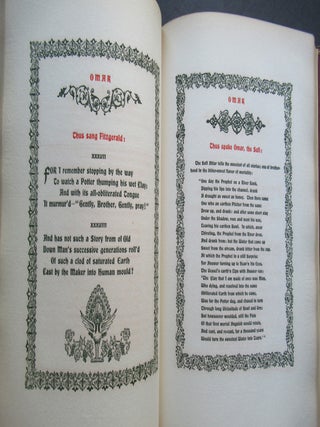 SUFI INTERPRETATIONS OF THE QUATRAINS OF OMAR KHAYYAM AND FITZGERALD.