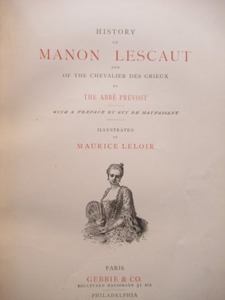 HISTORY OF MANON PREVOST AND OF THE CHEVALIER DES GRIEUX.