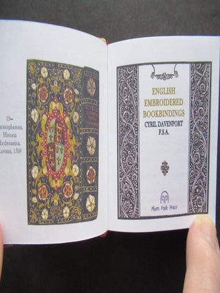 ENGLISH EMBROIDERED BOOKBINDING.