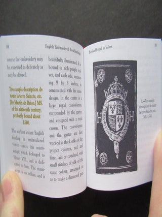 ENGLISH EMBROIDERED BOOKBINDING.