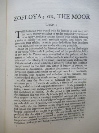 ZOFLOYA OR THE MOOR.