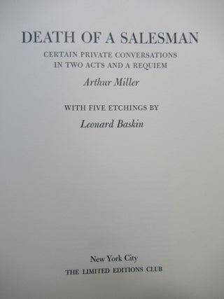 DEATH OF A SALESMAN.