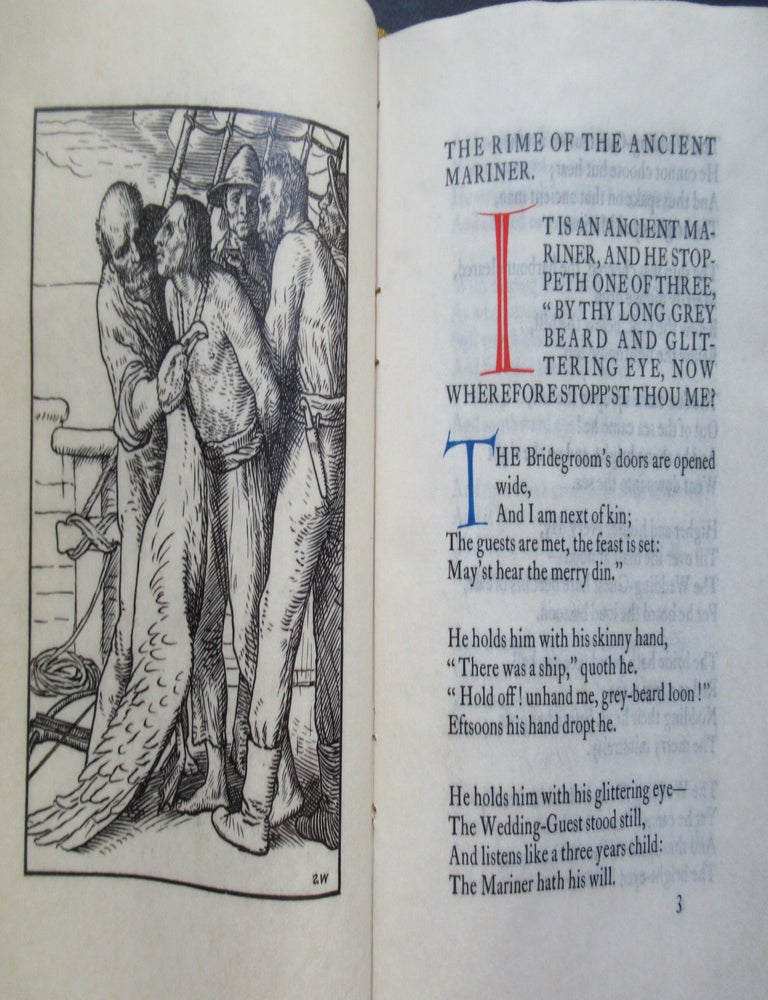 Item #24250 THE RIME OF THE ANCIENT MARINER. Samuel Taylor Coleridge.