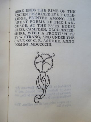 THE RIME OF THE ANCIENT MARINER.