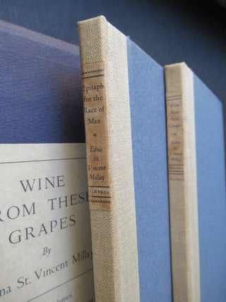 WINE FROM THESE GRAPES [with] EPITAPH FOR THE RACE OF MAN.