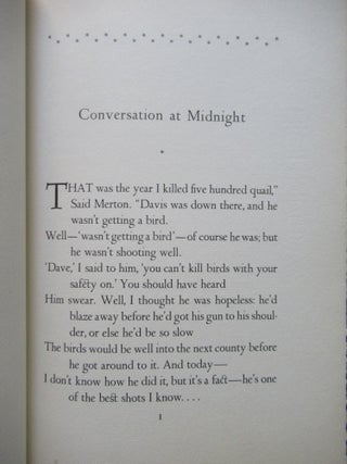 CONVERSATIONS AT MIDNIGHT.