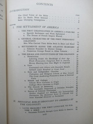 THE BIBLE IN AMERICA. Versions that have played their part in the making of the Republic.