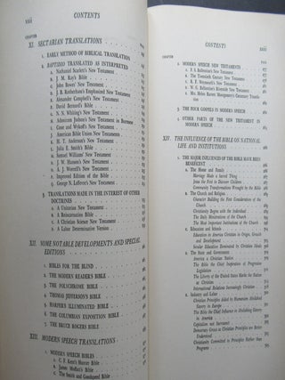 THE BIBLE IN AMERICA. Versions that have played their part in the making of the Republic.