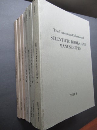 THE HONEYMAN COLLECTION OF SCIENTIFIC BOOKS AND MANUSCRIPTS. Complete set in seven volumes
