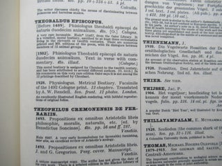 AN INTRODUCTION TO THE LITERATURE OF VERTEBRATE ZOOLOGY. Based Chiefly on the Titles in the Blacker Library of Zoology... McGill University, Montreal.