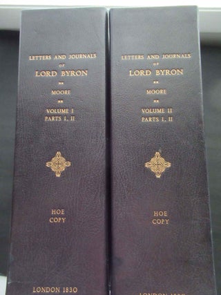 LETTERS AND JOURNALS OF LORD BYRON: With Notices of His Life, by Thomas Moore