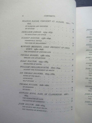 SPECIMENS OF ENGLISH PROSE STYLE FROM MALORY TO MACAULAY.