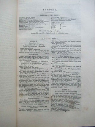 THE DRAMATIC WORKS OF SHAKESPEARE.