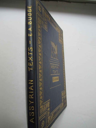 ASSYRIAN TEXTS, Being Extracts from the Annals of Shalmaneser II., Sennacherib, and Assur-Bani-Pal.