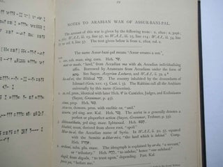 ASSYRIAN TEXTS, Being Extracts from the Annals of Shalmaneser II., Sennacherib, and Assur-Bani-Pal.