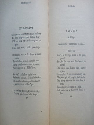POEMS DRAMATIC AND LYRICAL, with Illustrations by C. S. Ricketts.