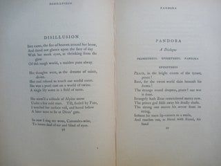 POEMS DRAMATIC AND LYRICAL, with Illustrations by C. S. Ricketts.