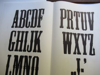WOOD TYPE OF THE ANGELICA PRESS.