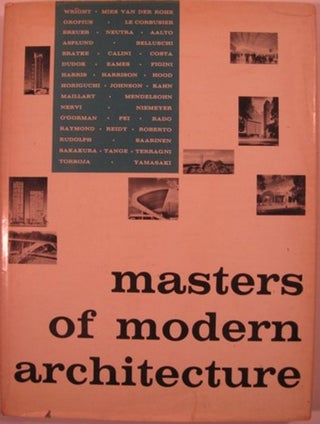 Item #9472 MASTER OF MODERN ARCHITECTURE. John Peter
