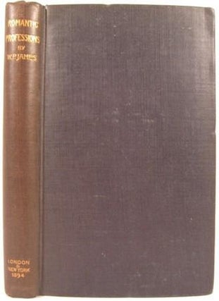 Item #9707 ROMANTIC PROFESSIONS, AND OTHER PAPERS. W. P. James