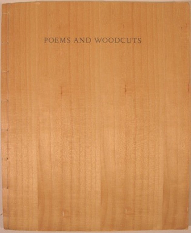Item #9931 POEMS AND WOODCUTS. John W. Wright.